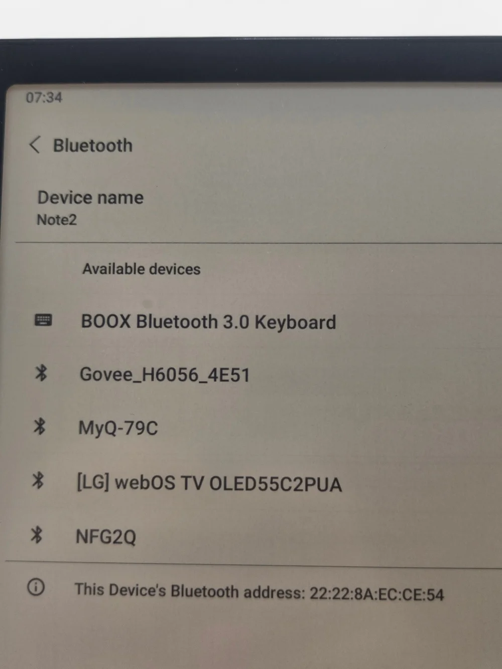 Boox Keyboard Half Folio Case Wireless Bluetooth Connectivity Onyx Boox Note
